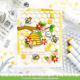 Lawn Fawn, Lawn Cuts Custom Craft Die, Honeycomb Backdrop (LF3142)