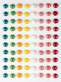 Craft Consortium, Gardeners Delight Premium Collection, Adhesive Enamel Dots (CCADOT023)