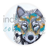 Alpha Round Beach Towel Blanket by Micqaela Jones