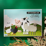Spellbinders, Clear Stamp & Die Set, Counting Sheep (SDS-200)
