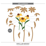 Spellbinders,  I Want It All!  Cascading Cornflowers by Simon Hurley (BD-1090)
