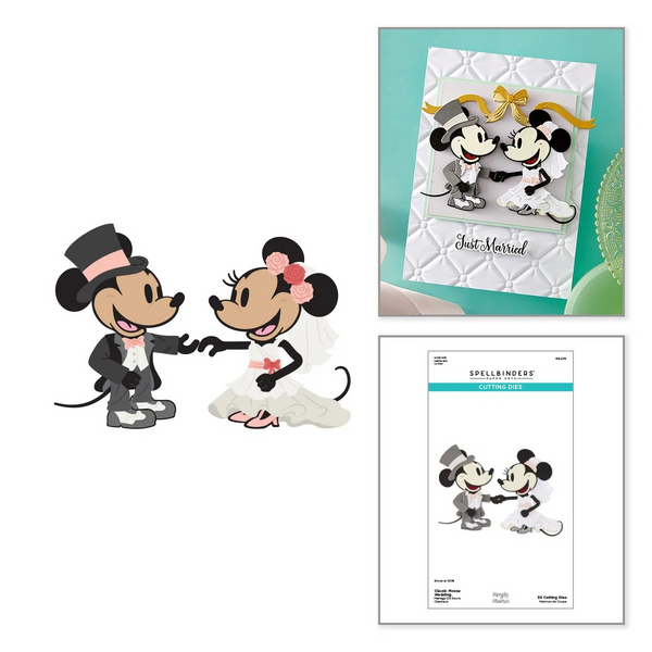 Spellbinders, Etched Dies, Classic Mouse Wedding (S6-270)