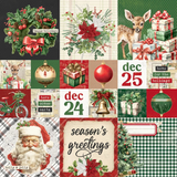 Simple Stories, Simple Vintage Believe Double-Sided Cardstock 12"X12", 2x2/4x4 Elements (#25513)