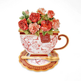 Katy Sue, Card Making Kit, Teacup Bouquet
