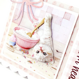 Katy Sue, Crafty Kittens Die Cut Topper & Decoupage Collection