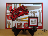 Karen Burniston, Clear Stamps, Tool Time Sayings (CS036)