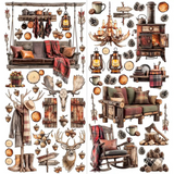 49 And Market, Laser Cut Element Set 6"X12", Timber & Tweed (DTT-34769)