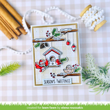Lawn Fawn, Lawn Fawn Stamps & Dies Bundle, Winter Birds (LF3225 & LF3226)