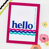Hero Arts Die Set, Squiggly Rectangle Frames (DF278)