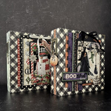 Graphic 45, Check Binder Album with Interactive Pages, Black (4503316)