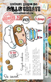 AALL & Create, #421, Sugar Cookies, A7 Clear Stamp, Designed by Janet Klein
