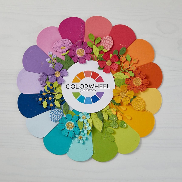 Spellbinders, 8.5"X11" ColorWheel Cardstock, 100# (Assorted Colors)
