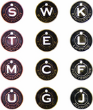 Tim Holtz Idea-Ology, Metal Adornments 12/Pkg, Muse Tokens Coin (TH92676)