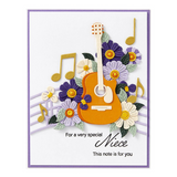 Spellbinders, Mini Guitar Etched Dies by Bibi Cameron (S3-551)