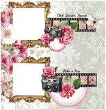 3Quarter Designs, Shutter Glam, 12x12 Designer Paper & Diecuts Set
