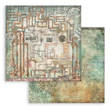 Stamperia, Backgrounds Double-Sided Paper Pad 12"x12" 10/Pkg, Gardens of Time (SBBL186)
