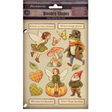 Stamperia, Colored Wooden Shapes A5, Whispering Woods (KLSP188)
