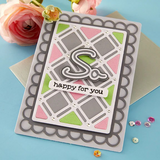 Spellbinders, Etched Dies By Lisa Horton, Open Lace Frame and Landscapes (S5-748)