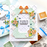 Pinkfresh Studio, Coverplate Die by Inna Moreva, Petal Grid (307825)