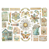 Stamperia Chip-Board Die-Cuts, Daisy Art (DFLDC126)