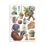 Stamperia, A5 Washi Pad 8/Pkg, A new Beginning (SBW31)