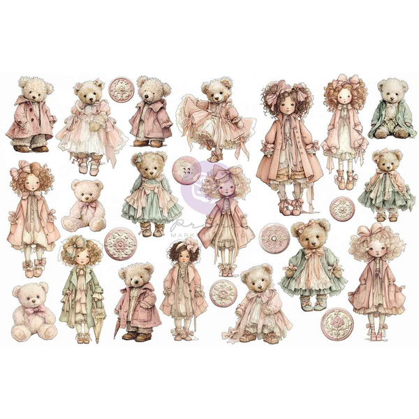 Prima Marketing, Ephemera, Buttons & Keepsakes by Frank Garcia, Cherished Companions (982416)
