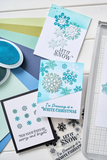 Sizzix, Clear Stamps Set 12PK & Framelits Die Set 15PK Combo, White Christmas #2 by Catherine Pooler (666724 & 666725))