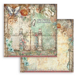 Stamperia, Scrapbooking Double-Sided Paper Pad 12"x12" 10/Pkg, Gardens of Time (SBBL185)