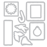 Sizzix, Clear Stamps Set 27PK w/11PK Framelits, Special Delivery by 49 and Market (667009)