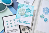 Sizzix, Clear Stamps Set 12PK & Framelits Die Set 15PK Combo, White Christmas #2 by Catherine Pooler (666724 & 666725))