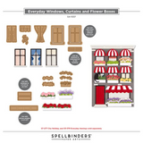 Spellbinders, Everyday City Holiday Die Bundle by Yana Smakula, Everyday Awnings (BD-1075)