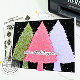 Hero Arts Swirly Christmas Tree Stamps & Dies Bundle (SB409)