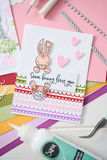 Sizzix Clear Stamps Set By Catherine Pooler 12/Pkg, Bunny Bits & Blooms (666794)