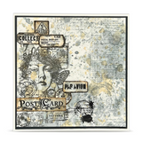 AALL And Create A6 #TP-1341 Photopolymer Clear Stamp Set, Bee Geometry by Autour De Mwa & Co.