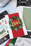 Sizzix Thinlits Dies By Tim Holtz 14/Pkg, Vault Festive Wreath (666715)