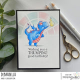 Stamping Bella Cling Stamps, Oddball Fairytale Dragon Flying