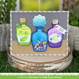 Lawn Fawn, Lawn Cuts Custom Craft Dies, Build-a-Potion Bottle (LF4207)