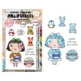 AALL & Create, #TP-1392, North Pole Toy Company, A7 Clear Stamp, Designed by Janet Klein
