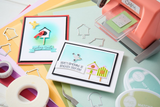 Sizzix Clear Stamps Set By Catherine Pooler 16/Pkg, Sending Sunshine Sentiments (666793)