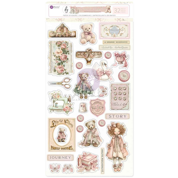 Prima Marketing, Buttons And Keepsakes, Stickers (982423)