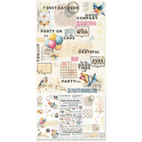 49 And Market Blendable Rub-On Transfer Set 6"X12", Glimmer and Glee (DGG-36114)