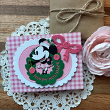 Spellbinders, Etched Dies, Say Cheese Classic Mouse Christmas, Classic Mouse Holiday Wreath (S6-265)