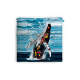 Canadian Art Prints, Indigenous Collection, 18"x15" Reusable Shopping Bag, Spirit Whale by Stephanie White