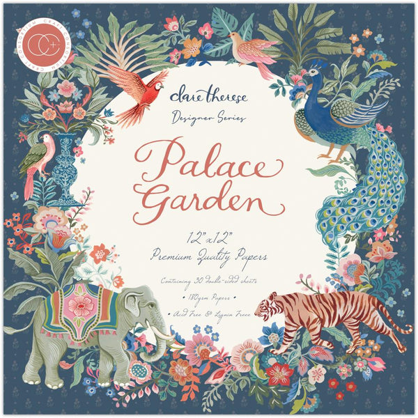 Craft Consortium Double-Sided Paper Pad 12"X12" 30/Pkg, Palace Garden, 20 Designs