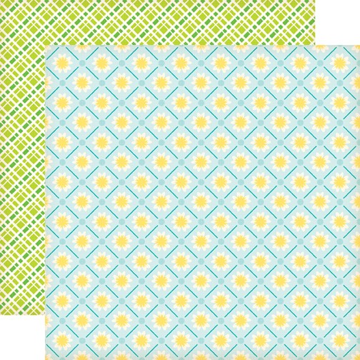 Echo Park Paper, Country Drive, Double-Sided Cardstock 12"X12", Just Dandy (CD16012)