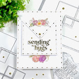 Pinkfresh Studio, Essentials Die Set, Folk Edge Rectangles (PF082ES)