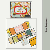 CrafTreat Scrapbook Blank Precut Album Base, LapBook Folio, Black (CAB047)