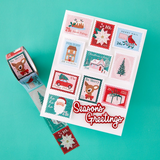 Spellbinders, Washi Tape, Dear Santa Postage Stamp (SCSE-047)