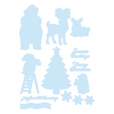 Spellbinders, Polar Friends Stamp & Die Bundle by Simon Hurley (BD-1096)