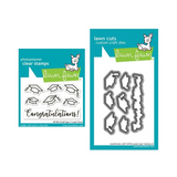 Lawn Fawn, Stamps & Dies Bundle, All The Grad Caps (LF4079 & LF4080)